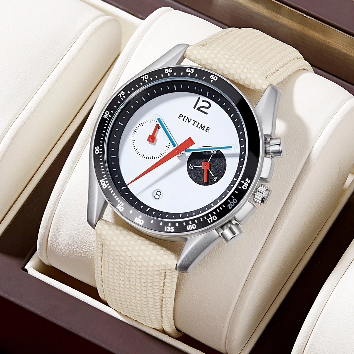 2025 ساعة بسيطة جديدة للرجال هدية فاخرة خفيفة ماركة ساعة كوارتز عالية الجودة