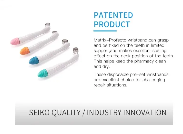 50PCS Dental Sectional Profect Matrix Band Halten Einstellen Vor Geformt 4,5/6,0 MM Ring System Werkzeug für zähne Füllung Materias – Detail 2
