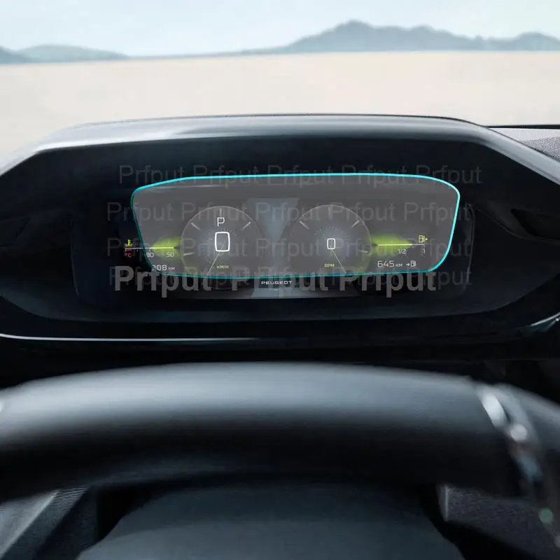 Ochronne szkลo hartowane na ekran do Peugeot 408 308 SW 2022 2023 samochodu infotainment GPS nawigacja deska rozdzielcza