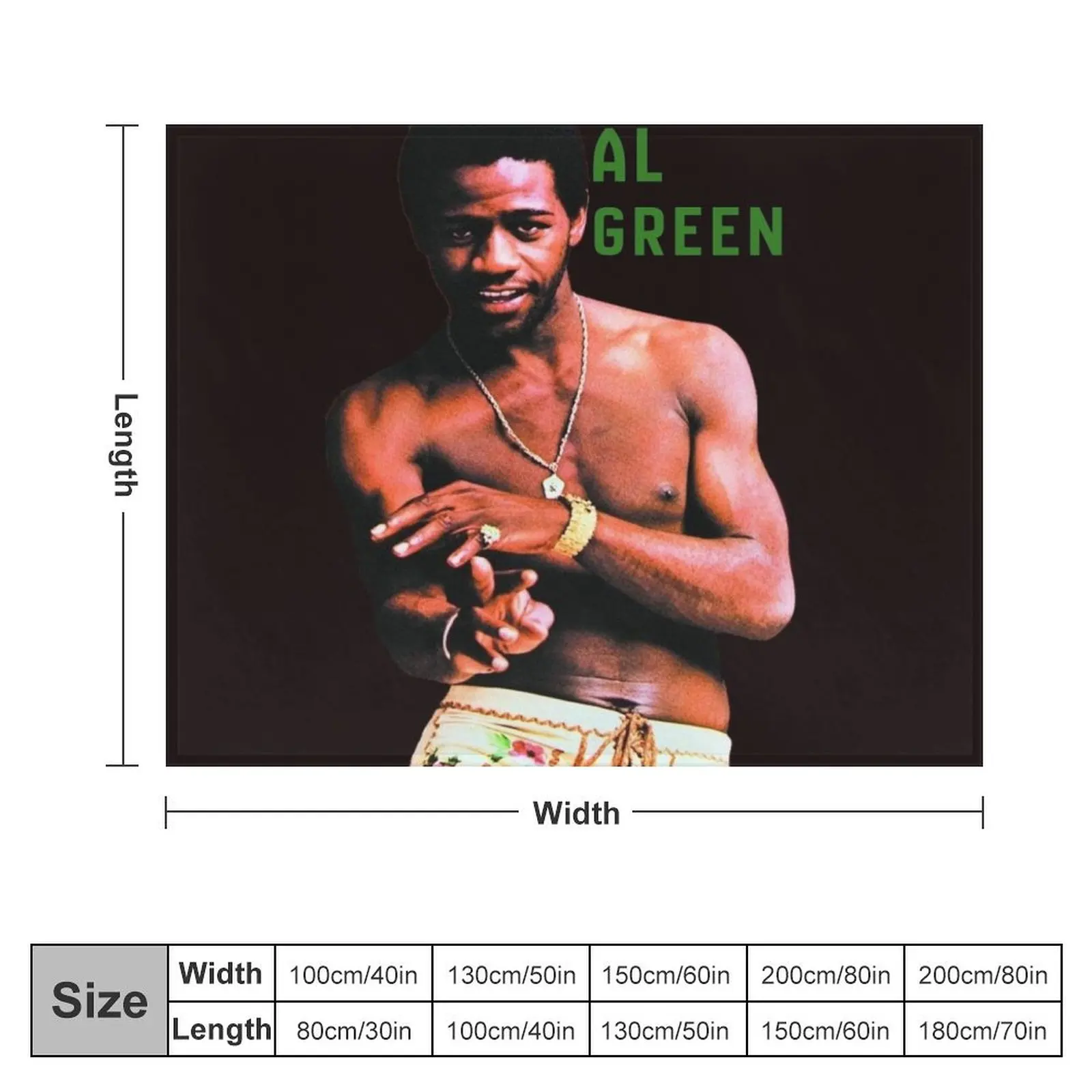 Al Green (musician) Throw Blanket Moving blankets ands Blankets