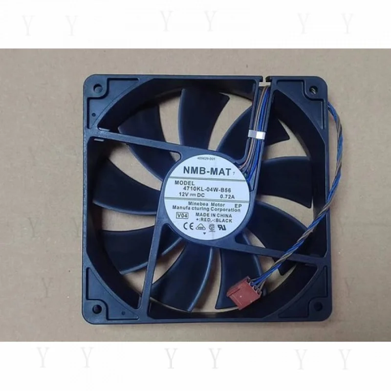 

Y+ for NMB-MAT 4710KL-04W-B56 12cm 12025 120mm DC 12V 0.72A 4-wire PWM case cooling fan