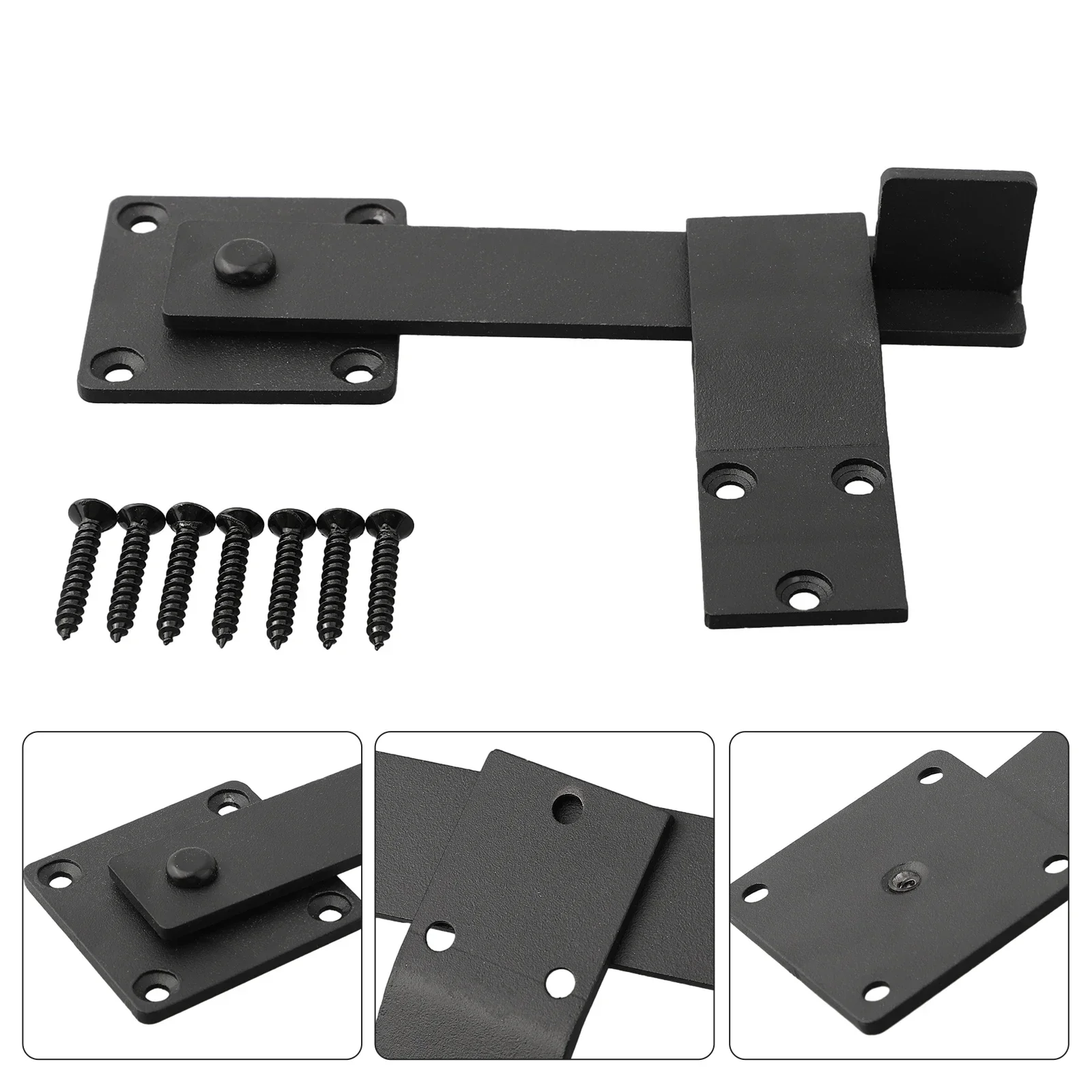 Vintage Flip Door Lock Latch Barn Door Latch Barn Door Carbon Steel Flip Fence Gate Latch Personal Privacy Protection