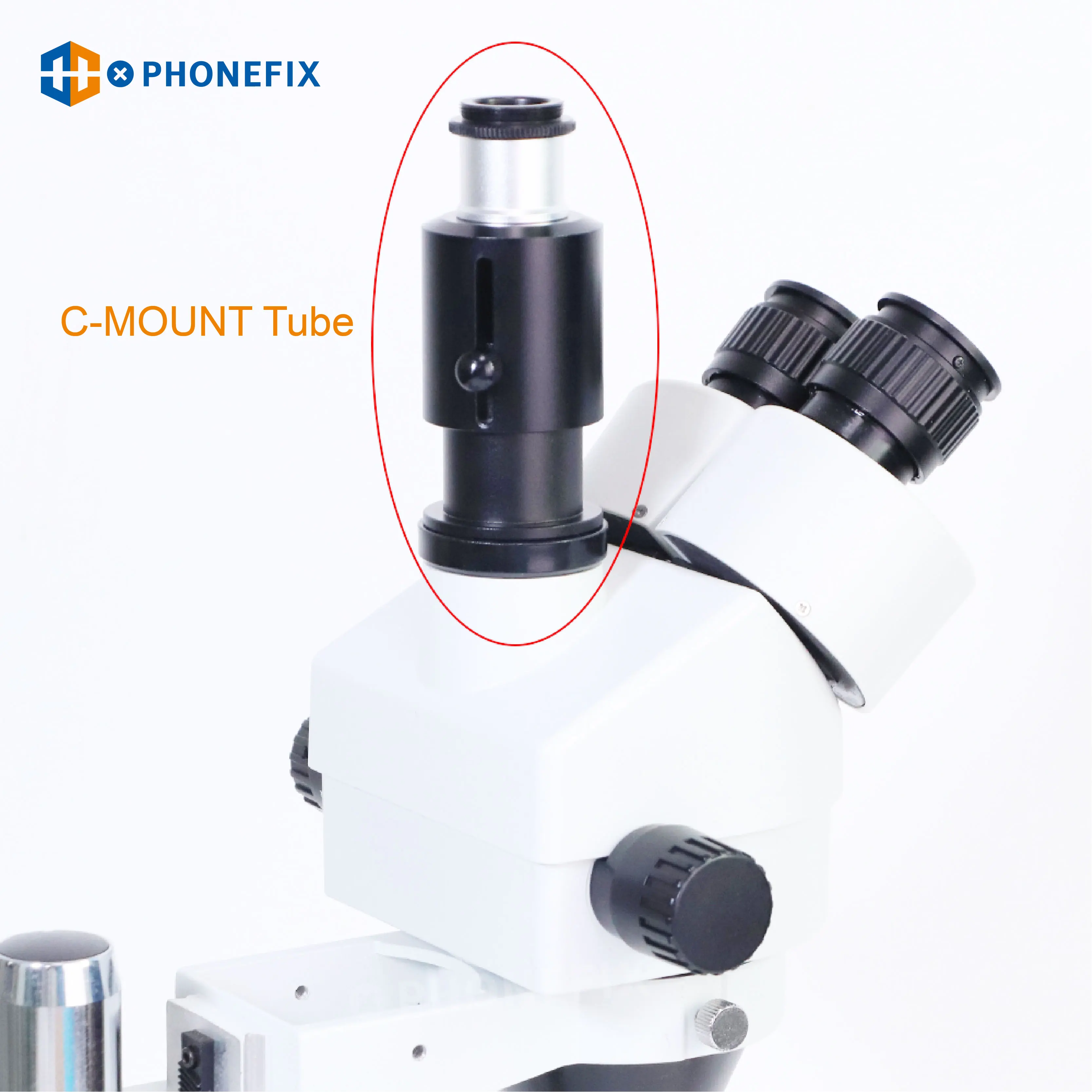 33mm CTV Stereo Trinocular Microscope Camera Adapter 25mm C mount Industrial Digital Video Microscopio Camera Aadapter Tube