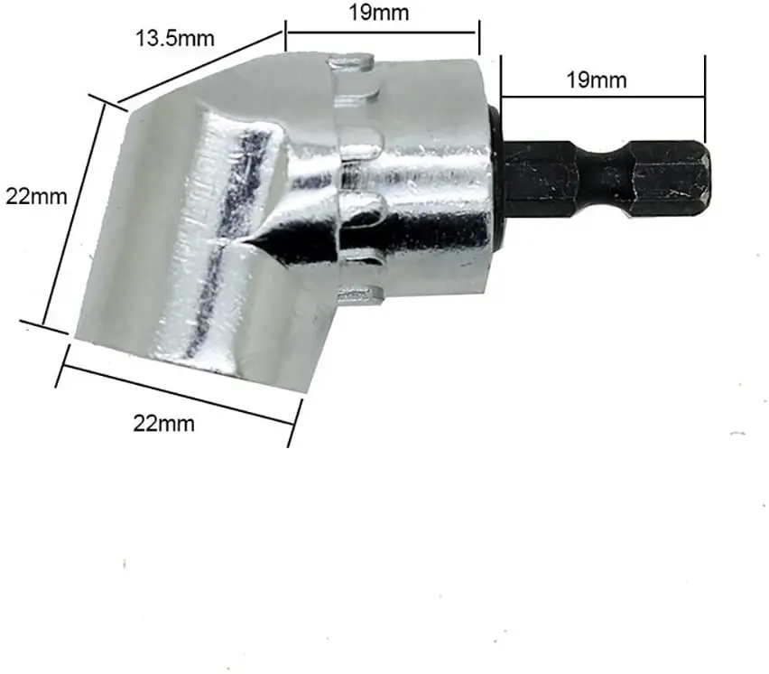 New Adjustable 105 Degree Right Angle Driver Screwdriver Hand Tools Set 1/4 Hex Shank For Power Drill Screwdriver Bits Tools