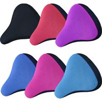 3D Soft Bike Seat Cover Bicycle Saddle Silicone Seat Cushion Cycling Breathable Saddle Comfortable Bicycle Bike Accessories