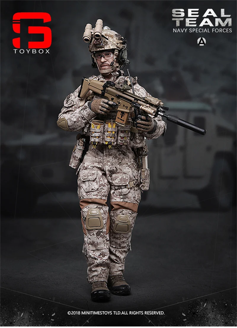 Auf Lager MINITIMES M012 1/6 US SEAL Team Navy Special Forces Soldat Action Figure 12'' Männliche Figur Modell Vollen Satz Spielzeug