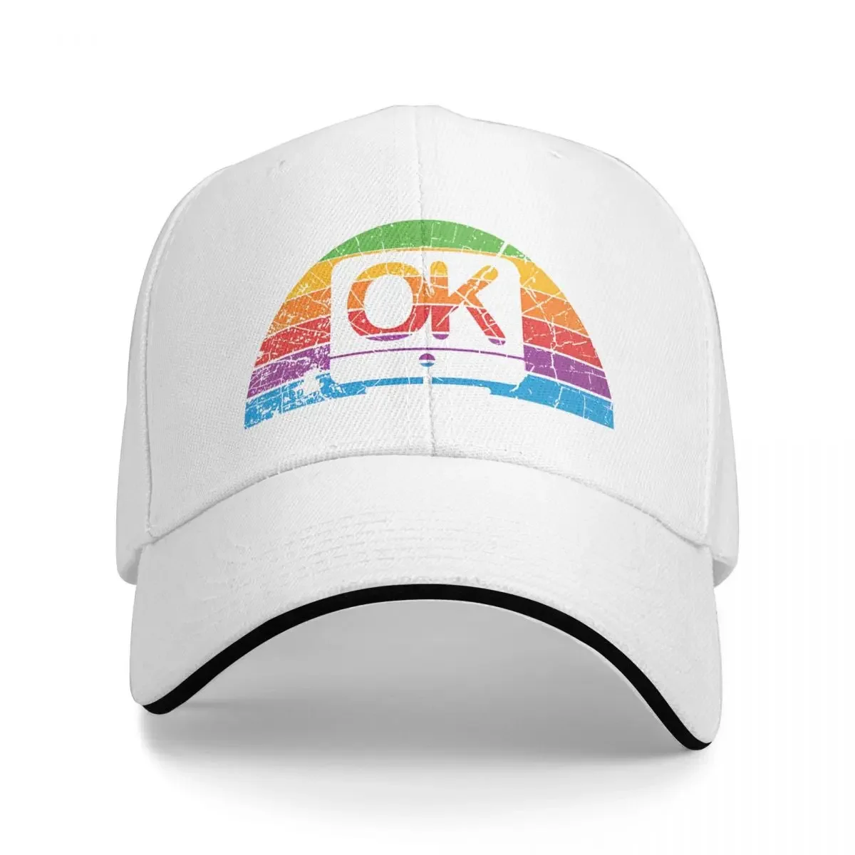 OK Computer Dark Radiohead Baseball Caps Vintage Hip Hop Street Rock Band Sandwich Hats Unisex Adjustable Dad Hat Travel Gift