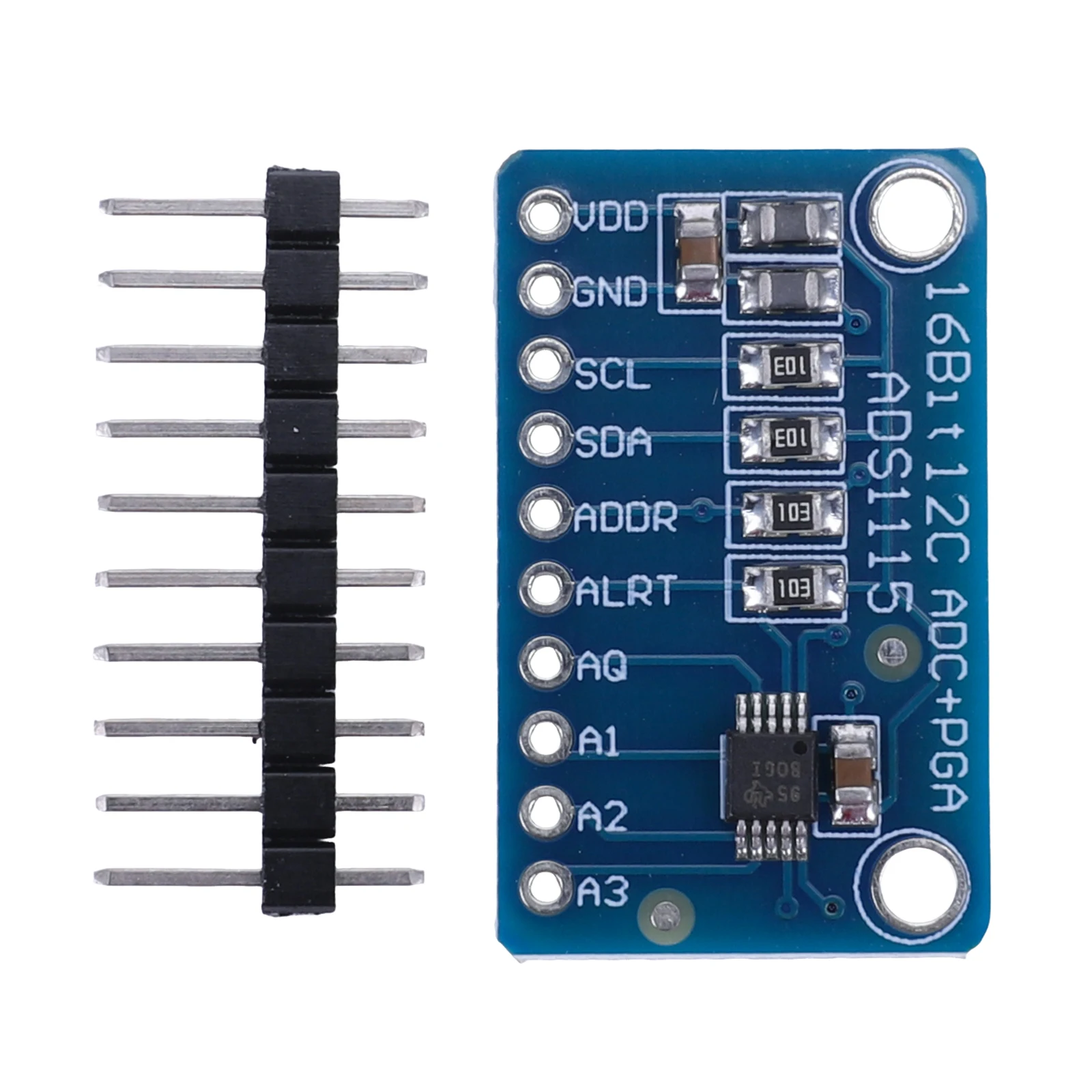 16 Bits 4 Channel Analog-To-Digital Converter Module High Precision ADC Converter Development Board ADC Development Board Module