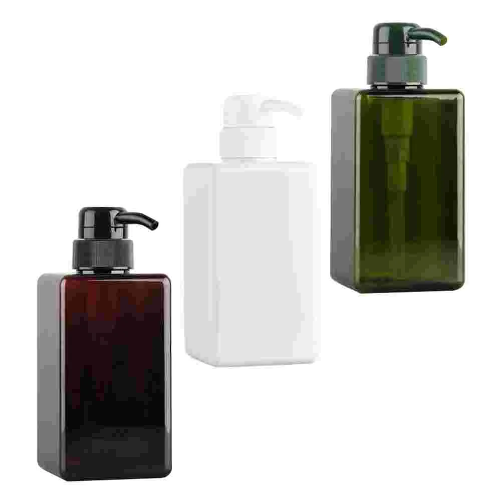 

3 Pcs Empty Lotion Bottles Plastic Craft Sub Refillable Dispenser Liquid Pump Travel Multipurpose Storage Bottle Simple