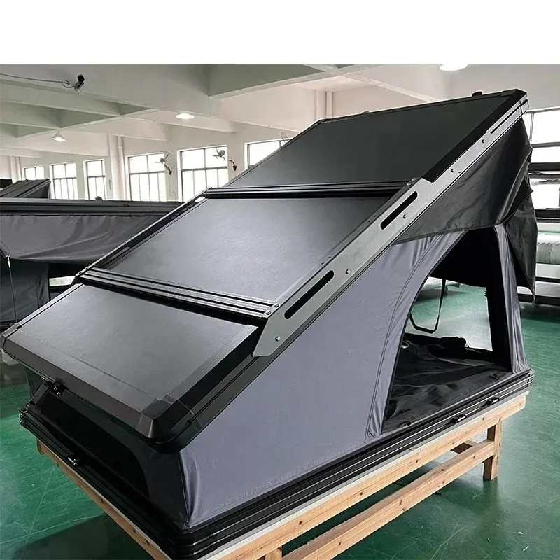 

Exquisite craftsmanship SUV Hard shell aluminum roof tent Hard shell car roof tent Solar panel roof frame