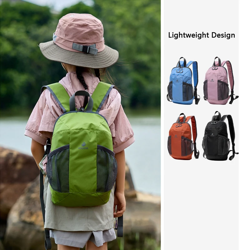 

Маленький рюкзак Fouvor, легкий водонепроницаемый рюкзак для походов, путешествий, студентов, школьная сумка, складная для хранения 3037-08