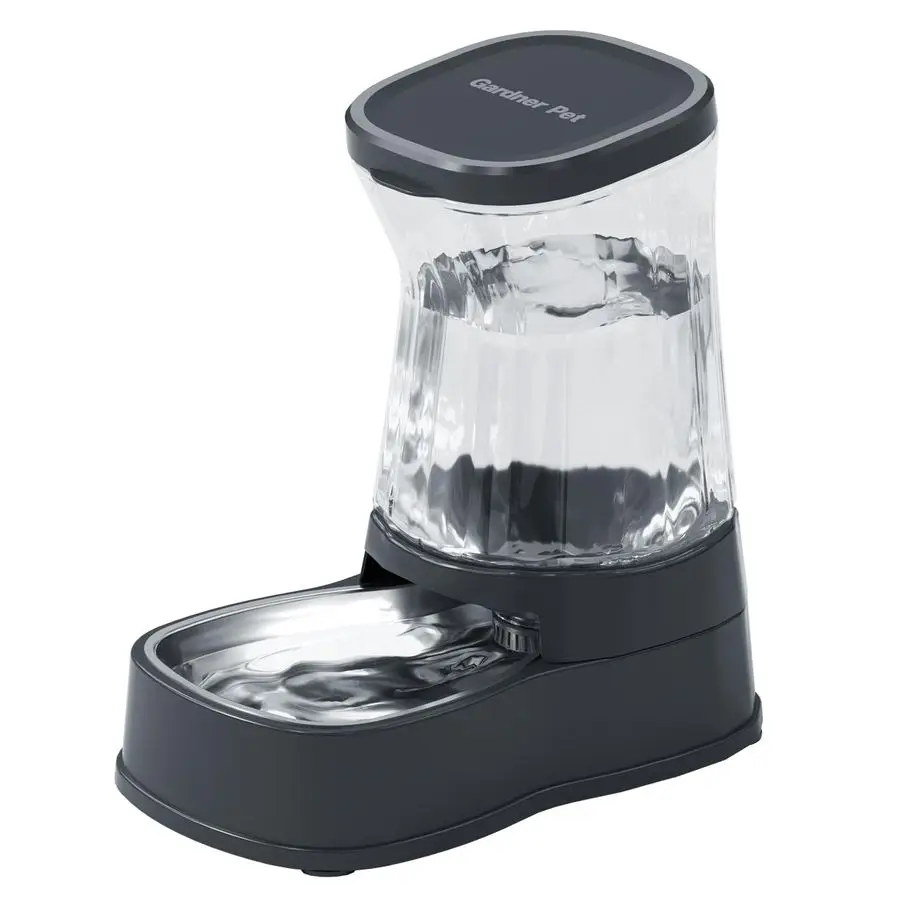 

Automatic Dog Water Dispenser Gravity Stainless Steel Water Waterer Feeder, 100 BPAFree Large Capacity Water Feeding Bowls for