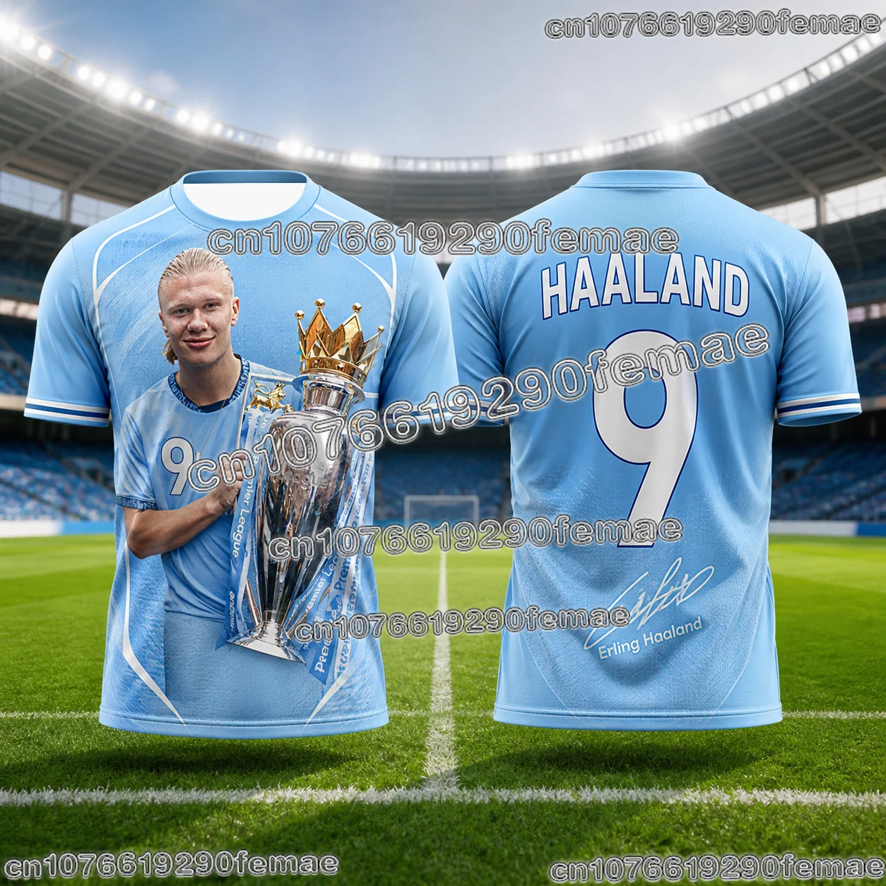 Haaland Men Soccer Jersey Breathable Performance Football Shirt Lightweight Training Apparel For Outdoor Sports And Fan Wear
