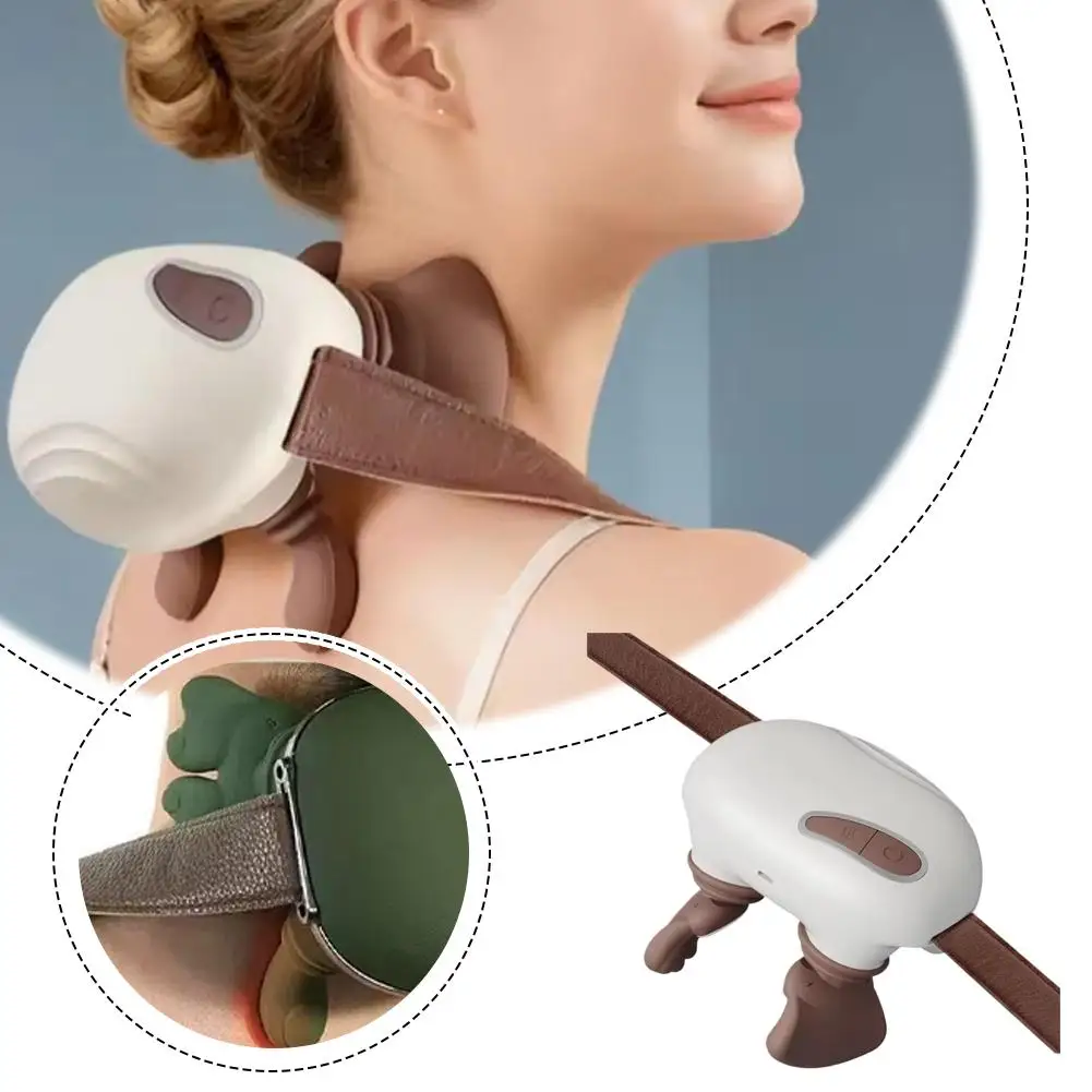 

Bionic Neck Shoulder Massager 4D Kneading Electric Heated Massage Device For Back Waist Leg Portable Relaxation