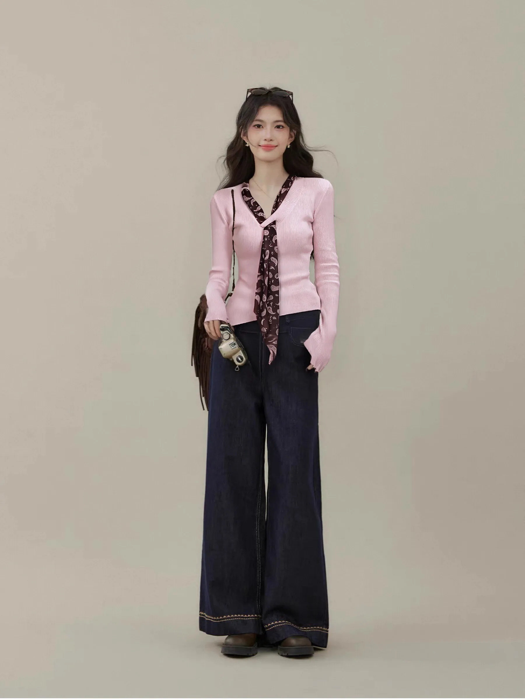 

Женские свитера и пуловеры из хлопка и кашемира, разработанные и изготовленные в Корее, модель Grand Sovereign