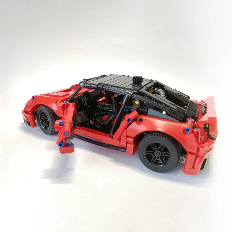 Champion Speed Cars Moc Baustein Mix Wettbewerb Modulares Gebäude Modell Technologie Ziegel DIY Montage Spielzeug Urlaub Geschenke
