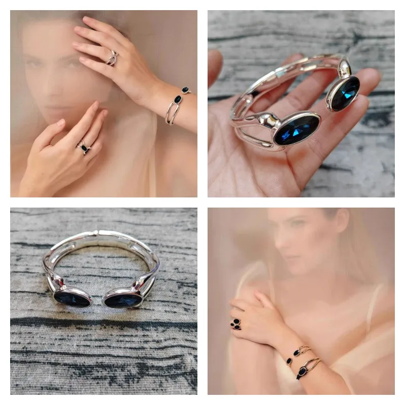 

2023 UNOde50 New Popular High Quality Exquisite Gemstone Women's Bracelet Romantic Jewelry Gift Bag in Europe and America