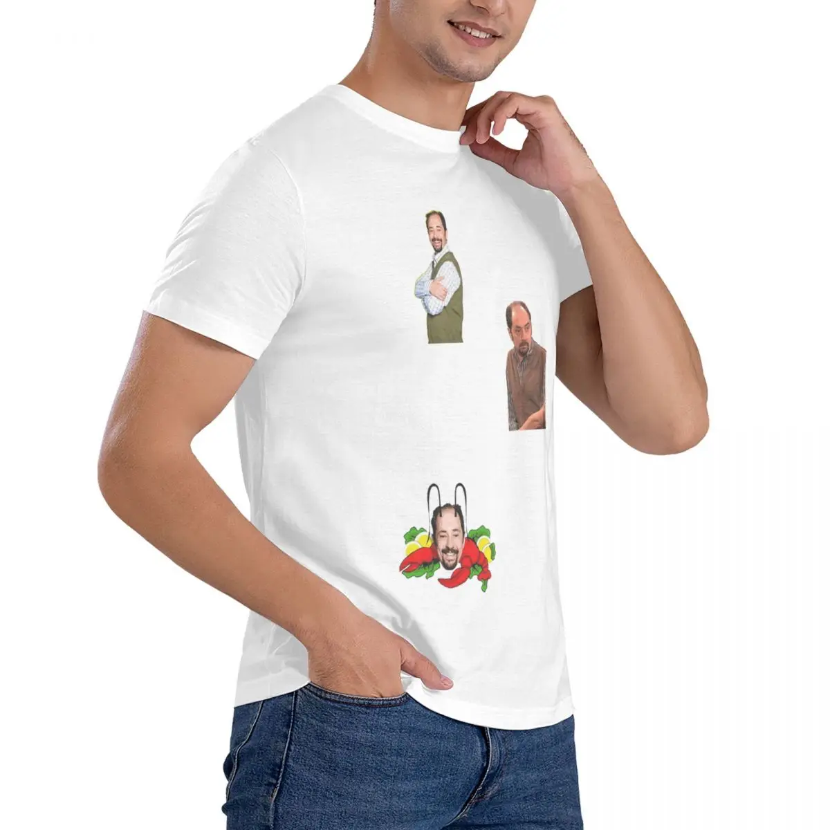 أنطونيو ريسيو 100% القطن تي شيرت الرجال مضحك تي شيرت الرجال الجولة الرقبة قصيرة الأكمام S-6XL #4