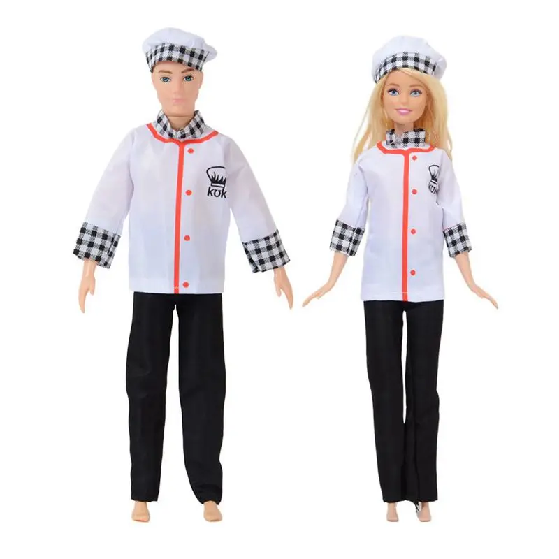 Moda Amante Esporte Roupas Crianças Brinquedos Miniatura Ken Doll Acessórios Vestido Coisas Para Barbie DIY Menina Pretend Play Game Presente