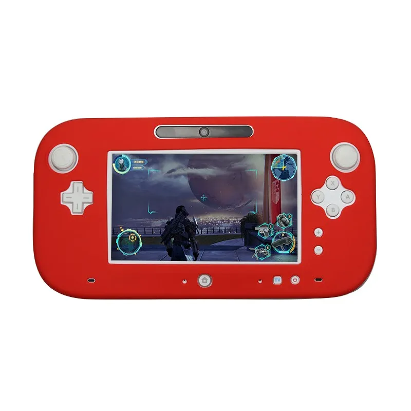 ZUIDID Soft Silicone Rubber Full Body Protector For Wii U Gel Case Cover Skin Shell Compatible Nintendo Wii U Gamepad Controller view 4