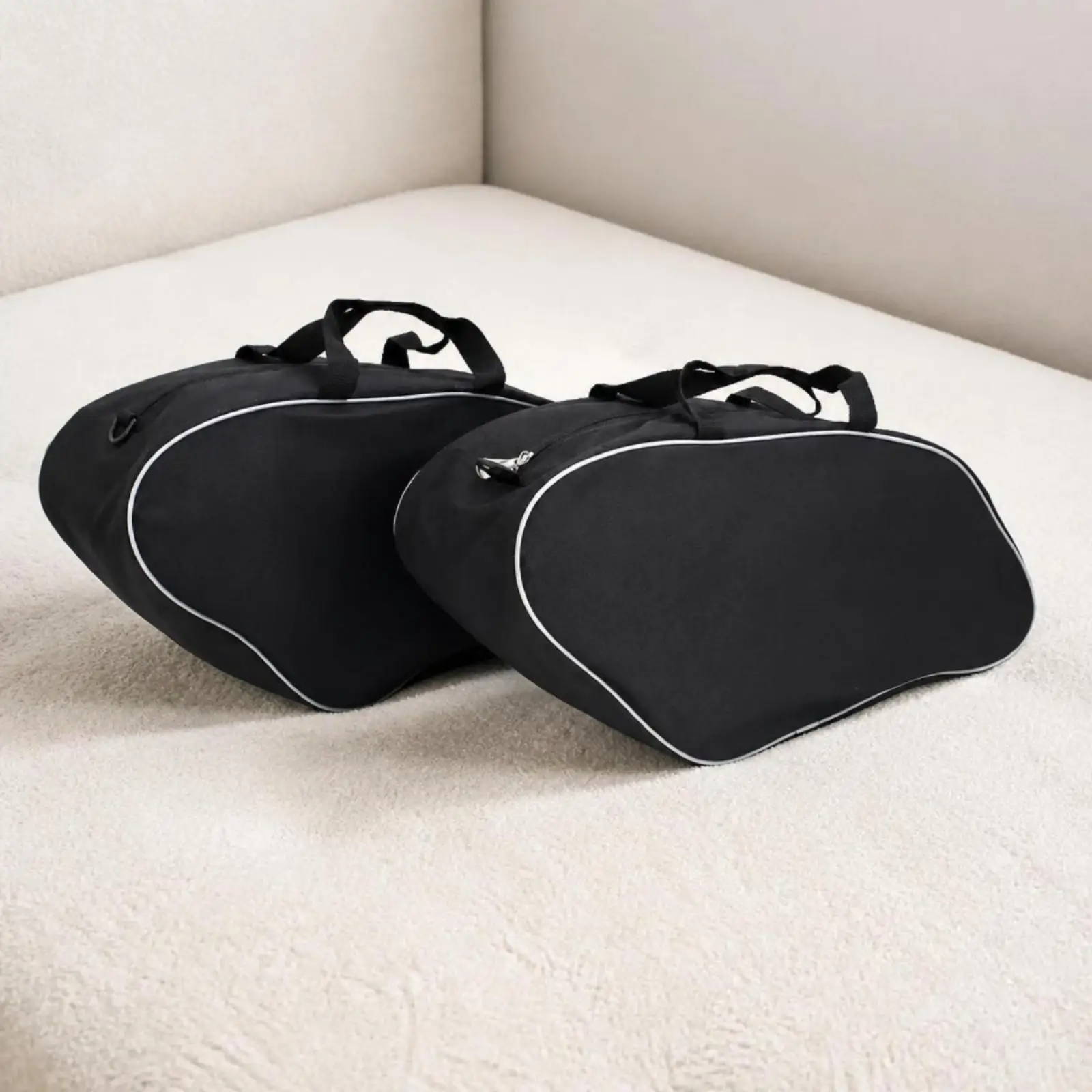 Snug Motorcycle Side-Interior Bag | Contoured Shape Design, Easy Carrying,