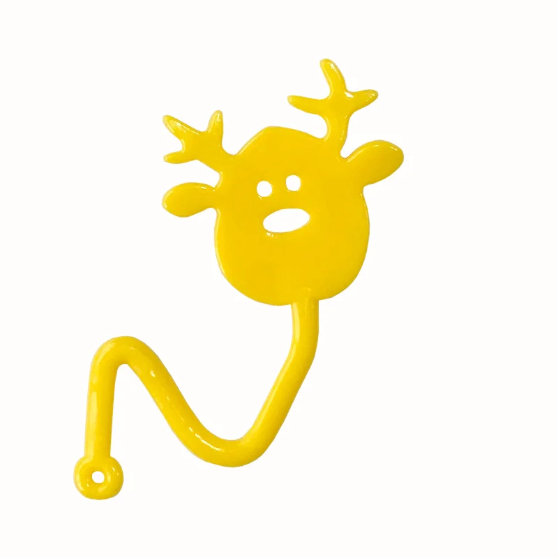 3 قطع مضحكة سانتا الرنة لزجة الأيدي لمط النخيل الاطفال لعبة عيد الميلاد حزب الحسنات الضيوف هدية لعبة لتخفيف التوتر