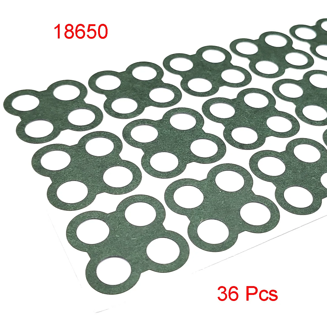 18650 Barley Paper Battery Pack Cell Insulating Glue Fish Electrode Insulated Pads 18650 Li-ion Battery Insulation Gasket