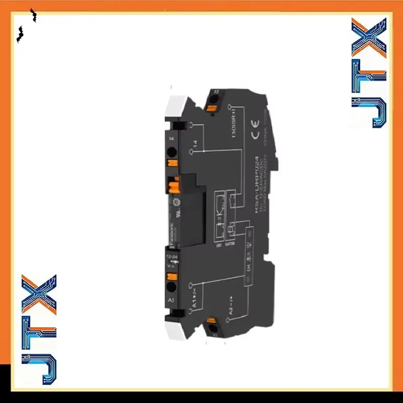 Ultra Slim Intermediate Relay 5v 12v 24v Hongfa HF41F-24-ZS DC AC Slim Chip Terminal Solid State Module Set 24V6Adc NPN PNP