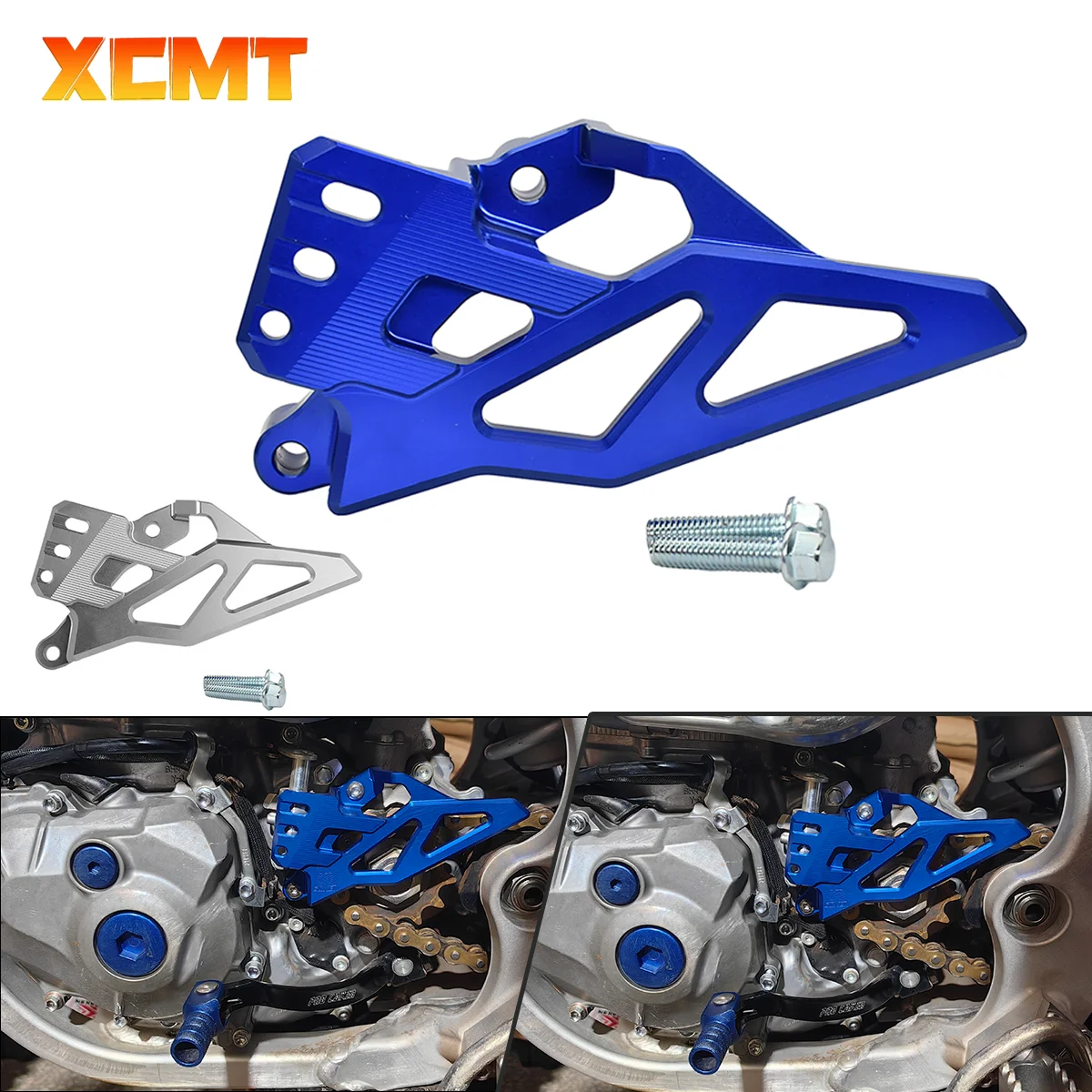 

Motorcycle Accessories CNC Front Sprocket Cover Chain Protector Guard For Yamaha YZ450F 50TH WR450F YZ450FX 2023 2024 Dirt Bike