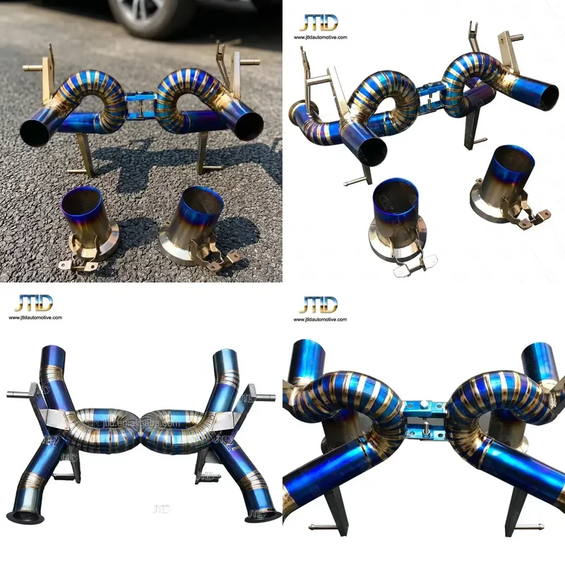 Premium Titanium Catback Exhaust System Without Valve for Lamborghini Aventador SVJ 2019 6.5L V12