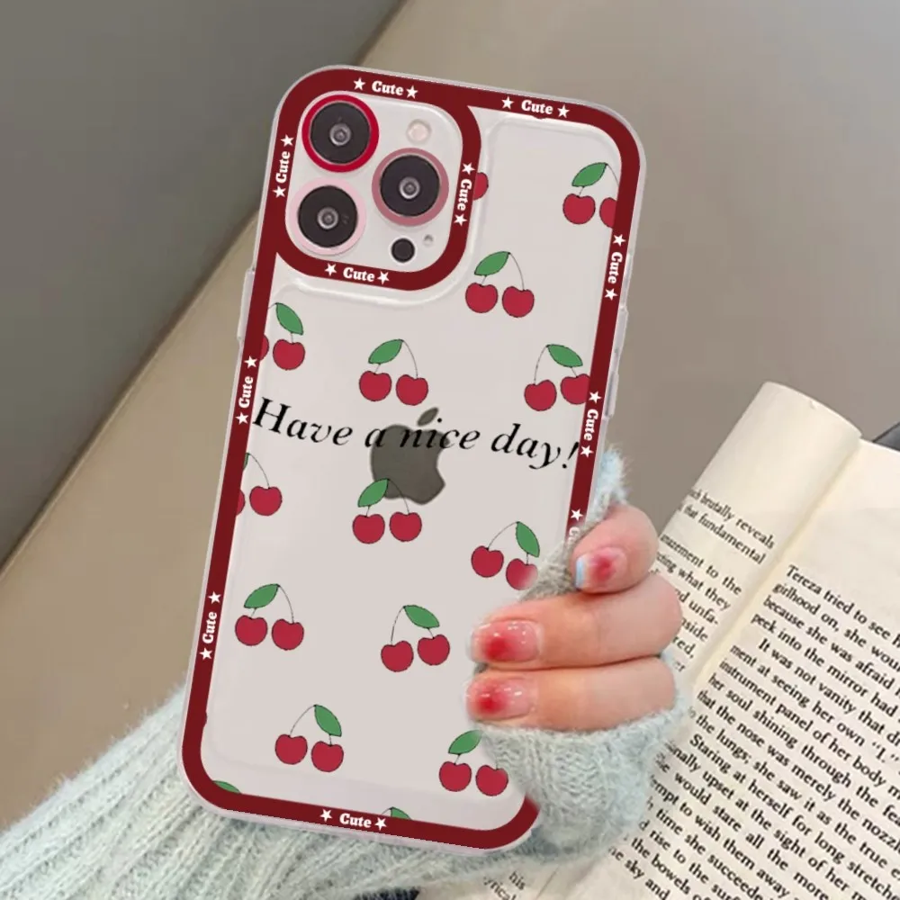 Red cherry Phone Case For Samsung A 10 20 30 70 13 21 32 72 22 51 52 53 71 73 32 4g 32 5g Fundas