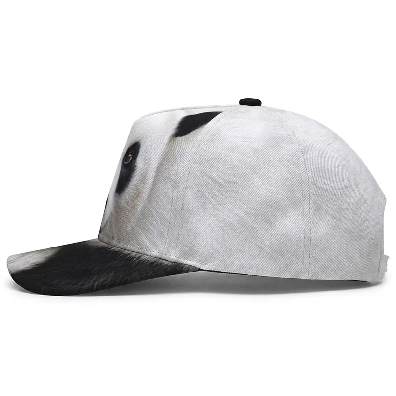 Panda Custom Baseball Caps Giant Panda Bear Bamboo Lover Gift Hip Hop Hat Trucker Flat brim Adjustable Fashion Breathable Unisex