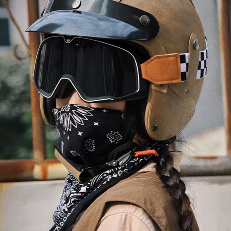 

UV Protection Windproof Motorcycle Eyewear - TPU Frame Motocross Ski Cycling Goggles for Men Women, Outdoor Sports Glasses