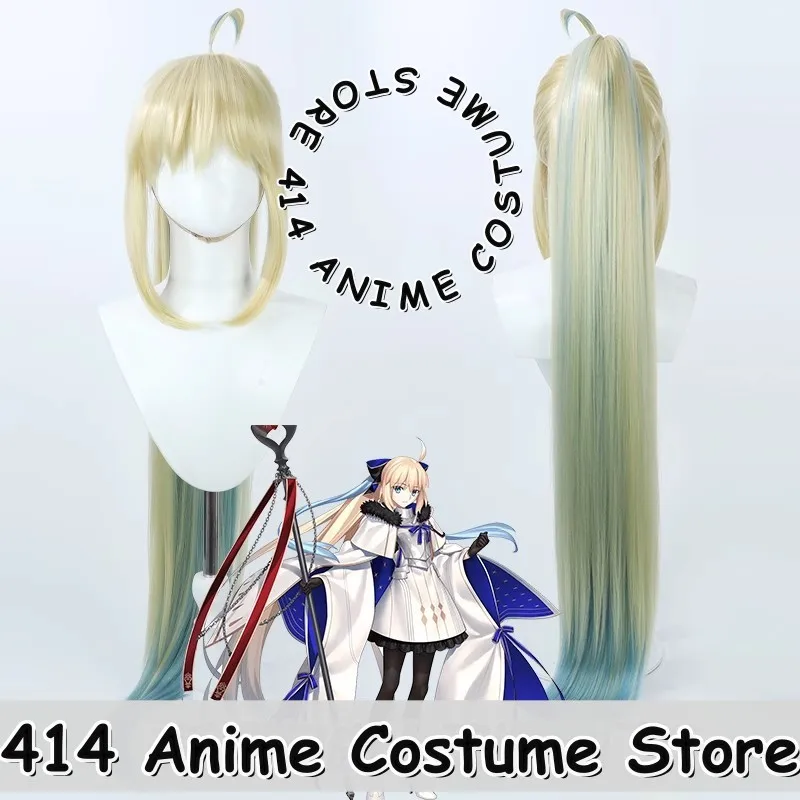 

Game & Anime Caster Artoria Cosplay Wig FGO Fate Grand Order Heat-Resistant Fiber Synthetic Hair