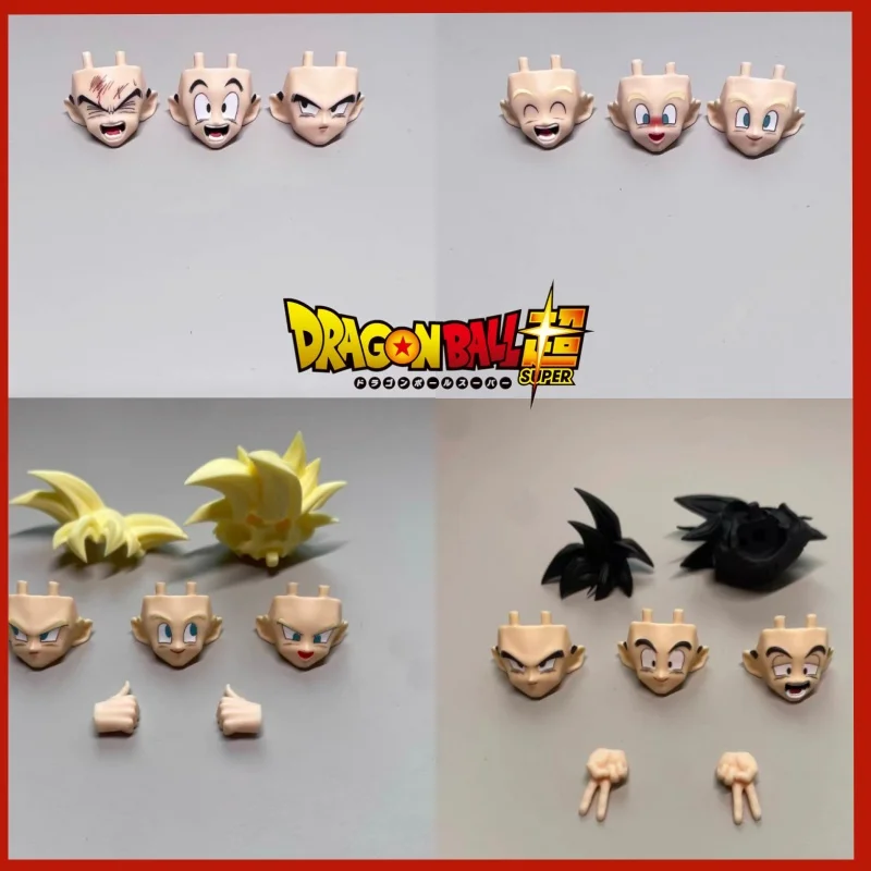متوفر في المخزون Ko Hm & Air لعبة دراغون بول Shf Son Gohan Ssj Ha001 Ha003 رؤساء مجموعة إكسسوارات شخصيات الحركة أنيمي لعبة مجسمة هدية الكريسماس #1