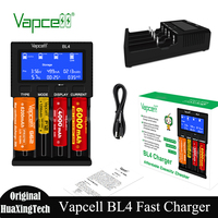 New Hot Selling Vapcell BL4 Charger 9V 2A Smart 4 slots Fast Battery Charger For 18650 21700 26650 Lithium Rechargable Batteries