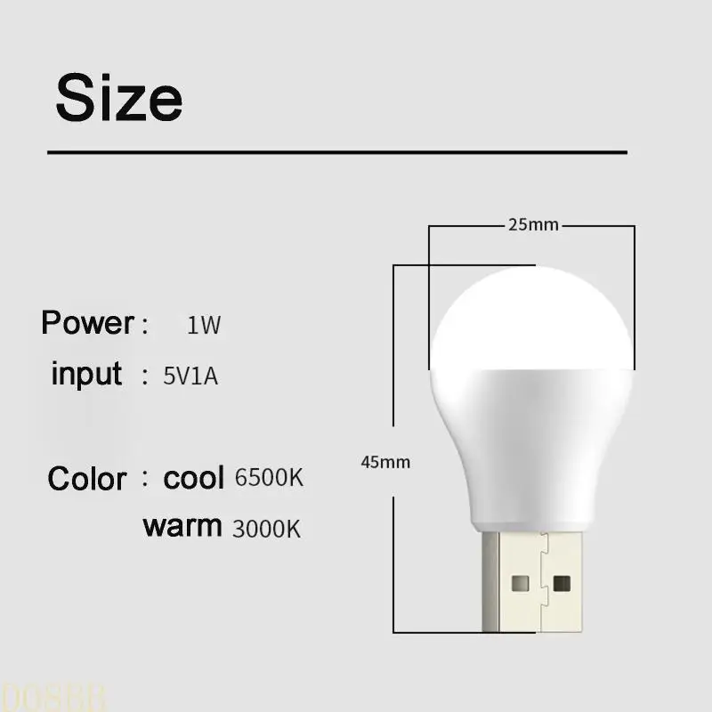 D08B USB LED Light Usb Lamp Eye for Protection Reading Light Computer Reading Lamp Mo