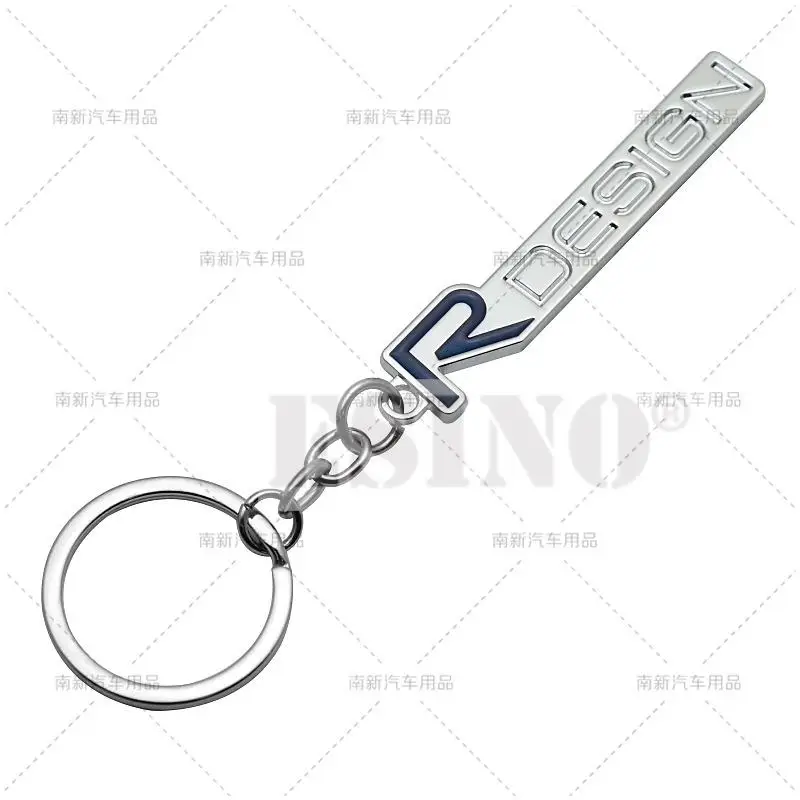 سيارة التصميم 3D معدن الزنك سبيكة معدنية R سلسلة مفاتيح ذات تصميم خلاب المفاتيح مفتاح الدائري لفولفو C30 XC40 XC60 XC90 V40 V60 V90 S60 S80 S90