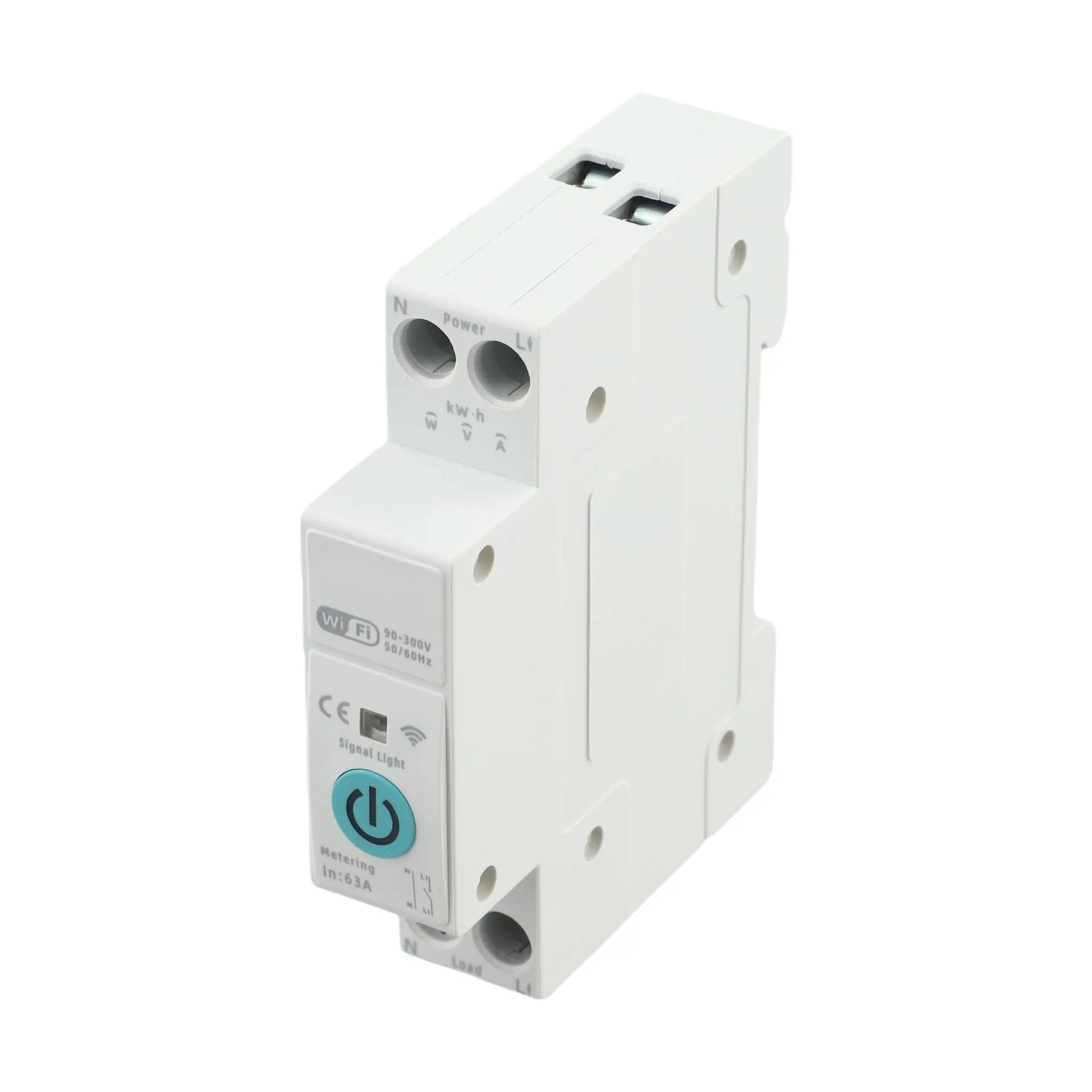 Smart Electrical Management Solution WIFI DIN Switch for Home Use via For Tuya App with Enhanced Power Monitoring Capabilities