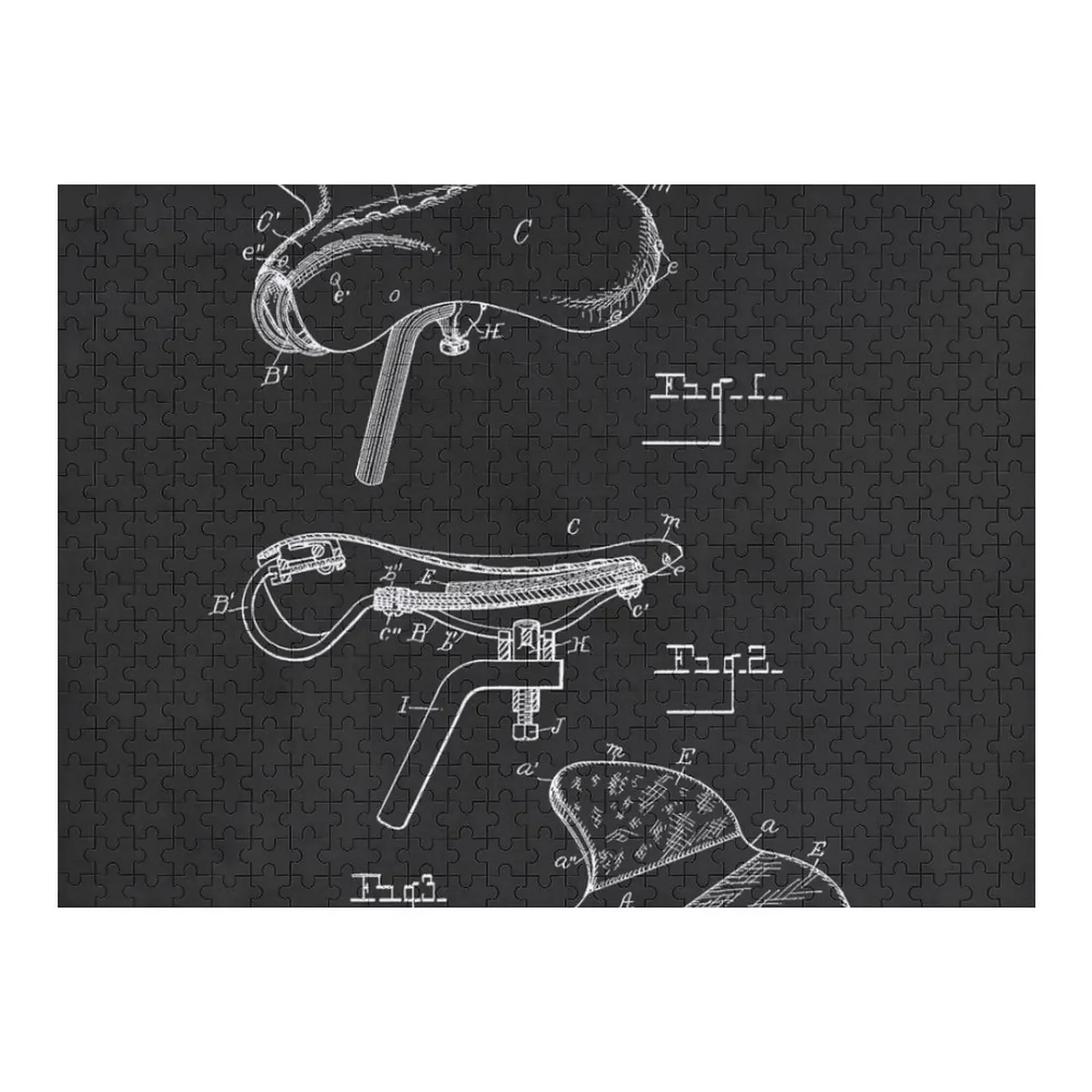 

Велосипедное седло, винтажная патентная игра-головоломка, детское имя, детская игрушка-головоломка
