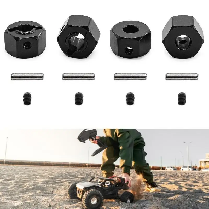 76HF Grip 12mm Couplers Parts Modern Black Finish for Competitive Remote Control Car Accessories