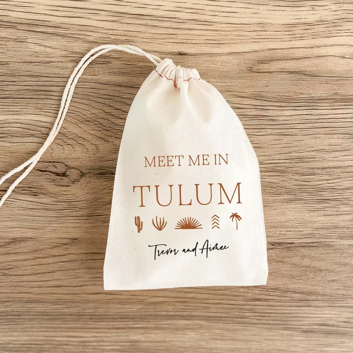 Tulum Wedding Welcome Bag - Destination Wedding - Hangover Kit Bags - Hangover Recovery Kit - Custom Gift - Mexico Survival Kit