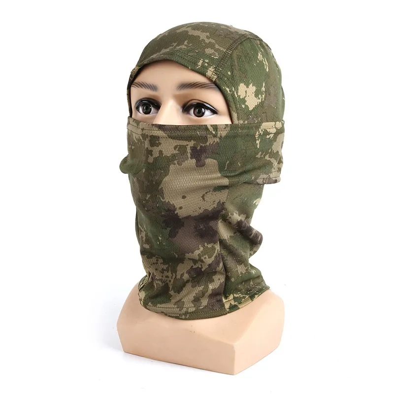 Camouflage Balaclava Full Face Mask CP Hat Bicycle Cycling Bandana Neck Gaiter