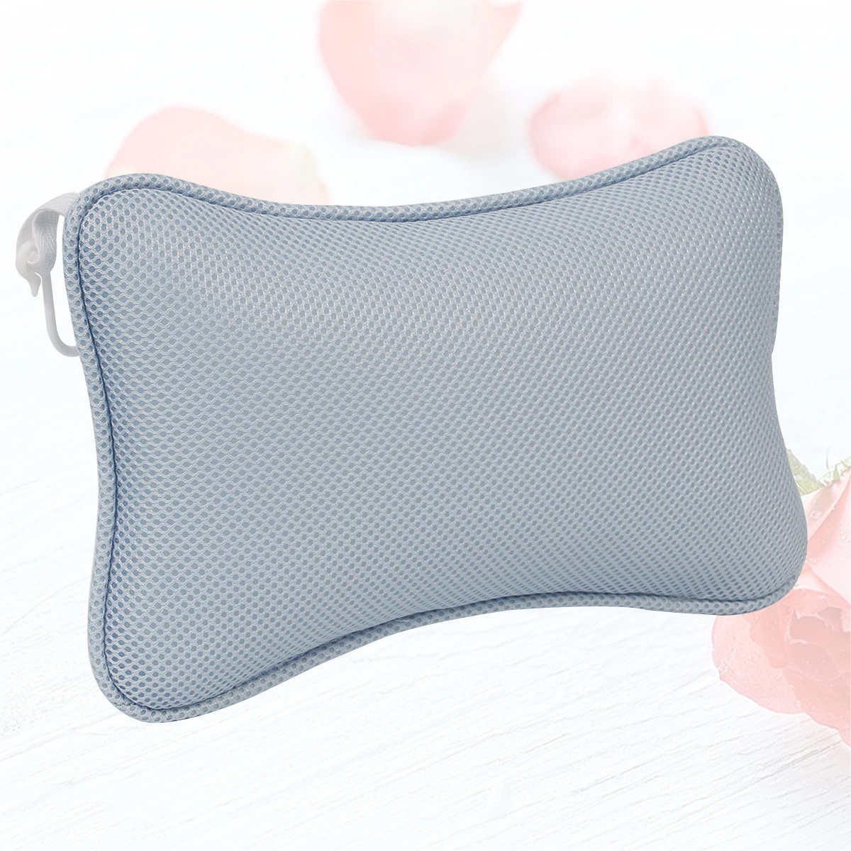 

1pc Bathtub Pillow Spa Head Rest Suction Cup Cushion Back Support Non Slip Bath Tub Pad Shower Neck Pillow Durable Soft