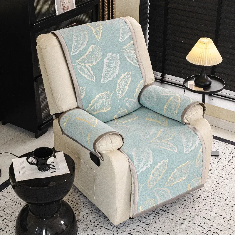 Chenille Thicken Recliner Chair Cover Light Luxury Single Non-slip Sofa Cushion Relax Soft Armchair Slipcover Living Room Decor