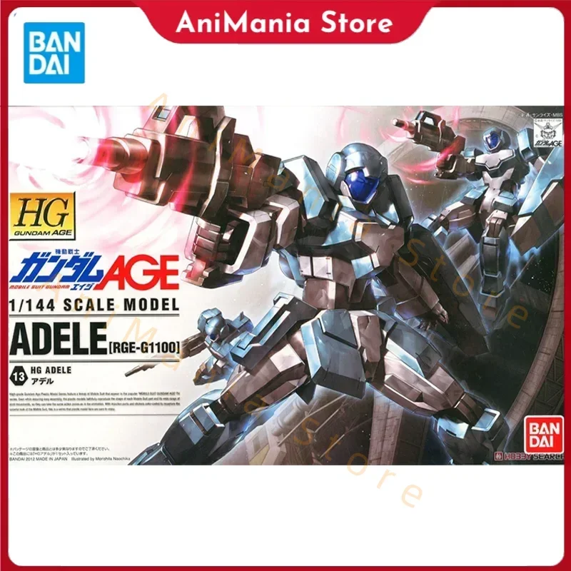 

Bandai Gundam Model Kit Аниме Фигурка HG AGE 1/144 ADELE RGE-G1100 Фигурки Коллекционные украшения Игрушки Подарки для детей