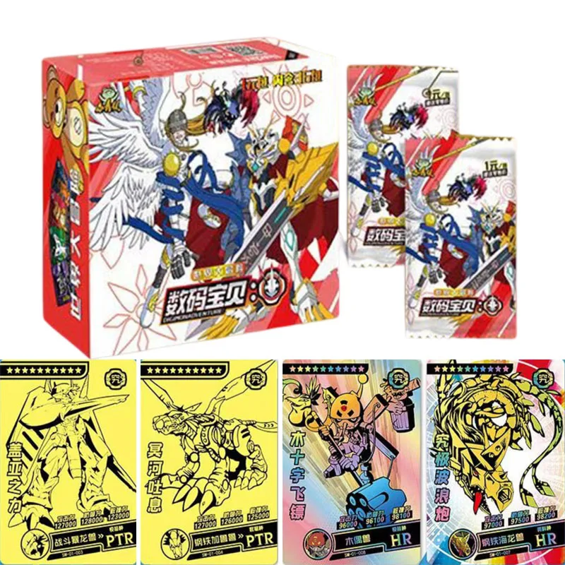 Digimon Adventure Japanese Anime Collection Cards, Hot Figures, HR, SSR, LgazDeluxe, Edition Board Game, Children Toys, New