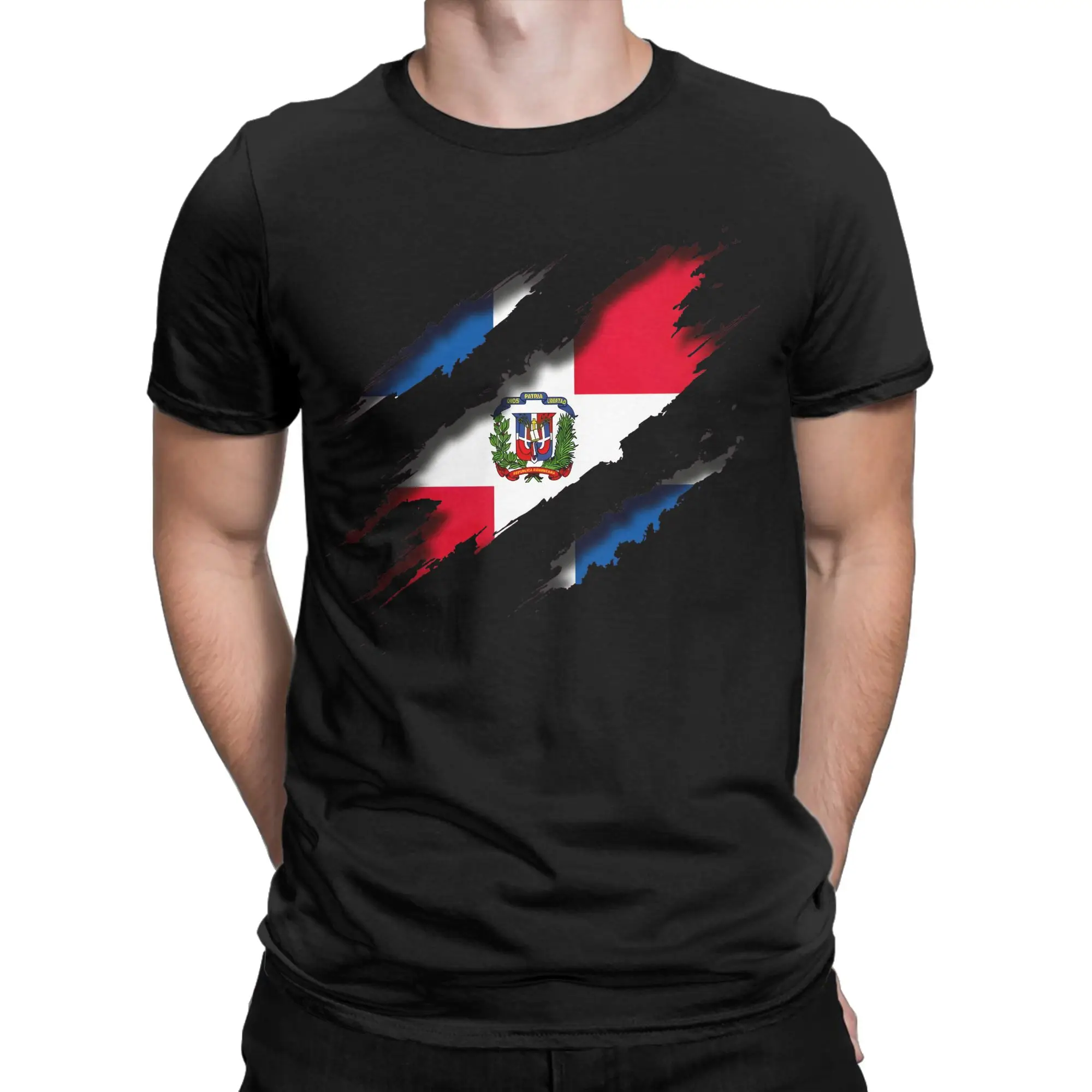 Graphic Printed Dominican Republic Shredding  T Shirt for Men Women  Cotton Tee Shirt Short Sleeve Clothing