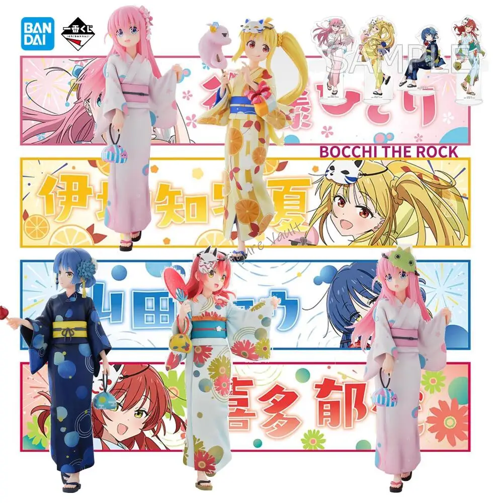 

BANDAI Ichiban Kuji BOCCHI THE ROCK VOLUME 4th Hitori Goto Nijika Ijichi Cyo Yamada Ikuyo Kita Towel Anime Standee