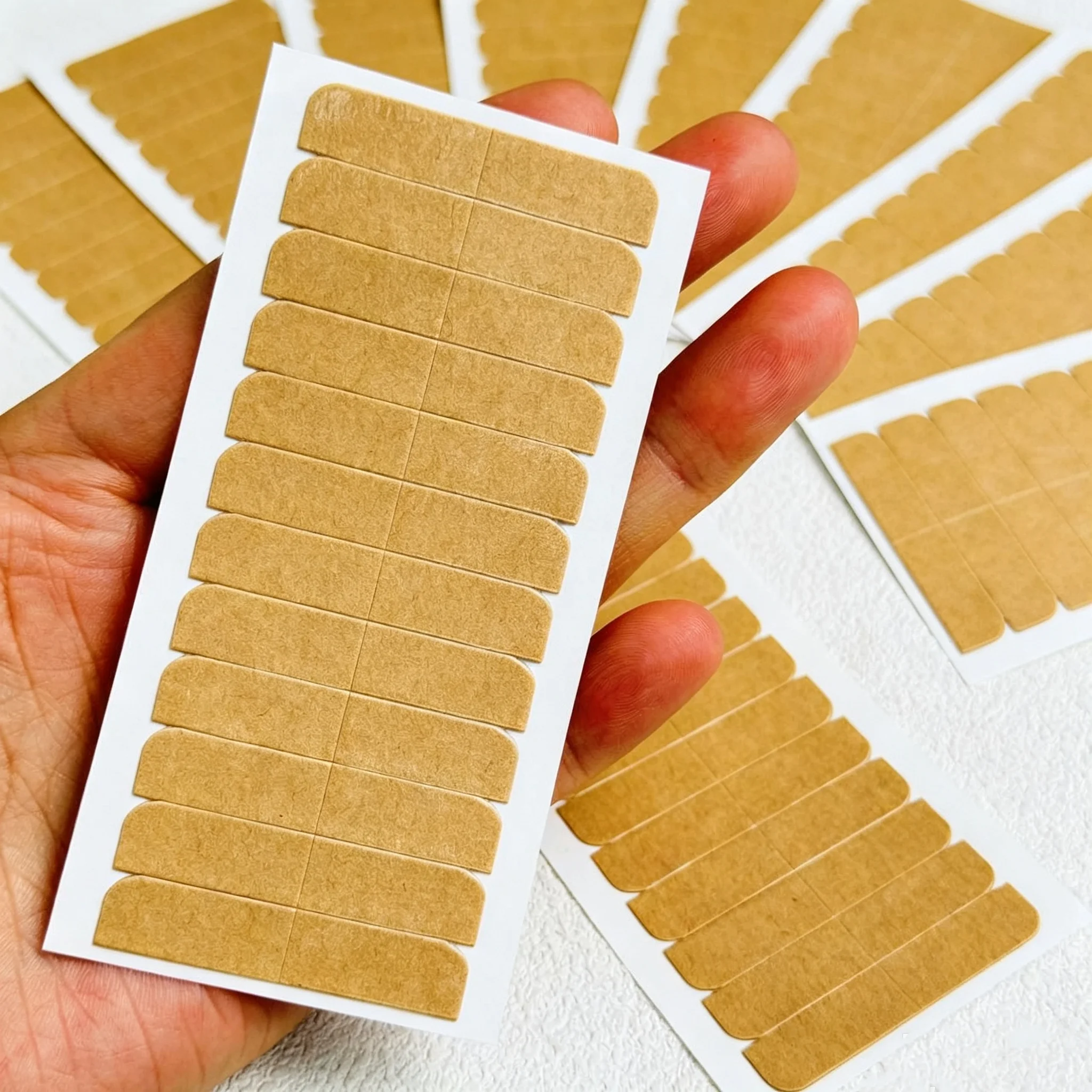 Hair System Tape Invisible Wig Glue Adhesive Materials Double Sided Tape For Lace Front Toupee 5/10Sheets Hair Extension Tape
